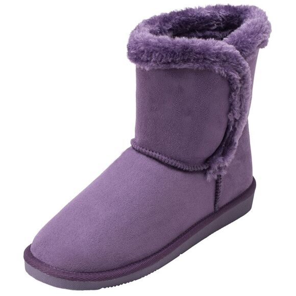 Alpine Swiss Mindy Women’s Winter Boots | Short Faux Shearling Boot | Warm - Picture 5 of 7